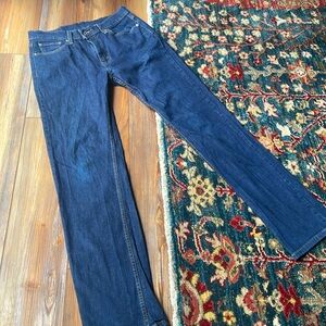Levi’s 513 Jeans Dark Blue Denim Light Wear Size 30x32